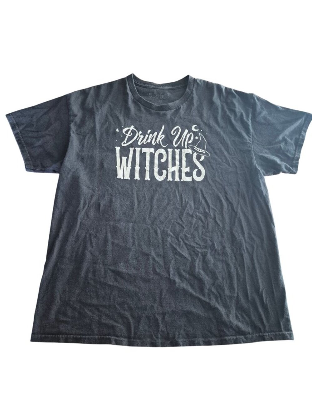 Drink Up Witches Black Graphic Tee Spirit Halloween XL